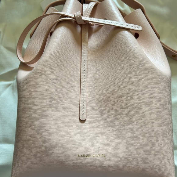 LAST ONE!! Mansur Gavriel Mini Saffiano Leather Bucket Bag - Picture 5 of 12